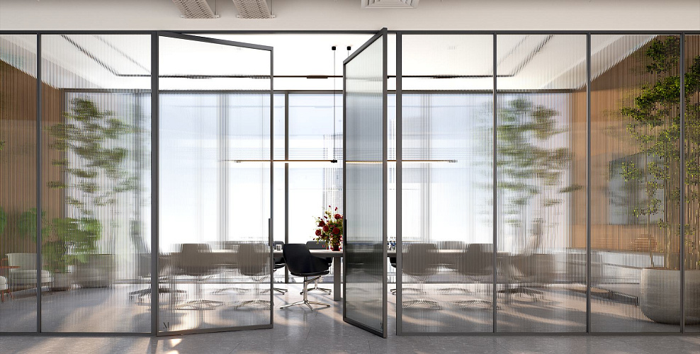 Pivot Loft 1 — Роторные двери c поворотным механизмом