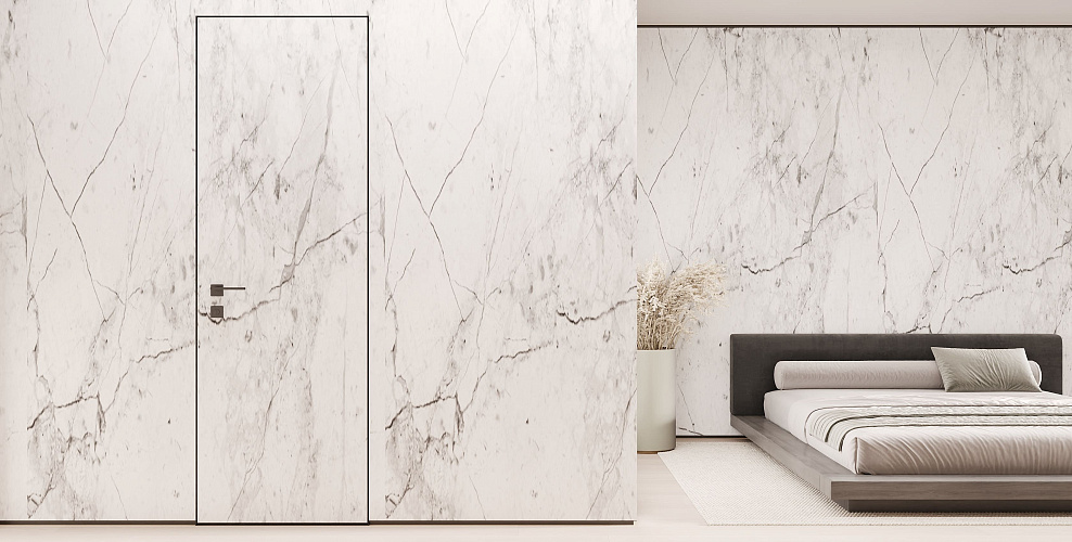 Стеновые панели HPL White Marble