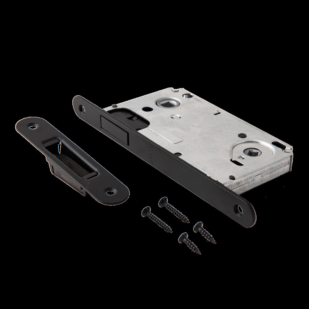 Защёлка врезная с фиксацией Apecs 5300-M-WC-BLM