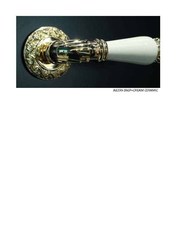 Ручка Alemar A8230-20 GP+CREAM CERAMIC