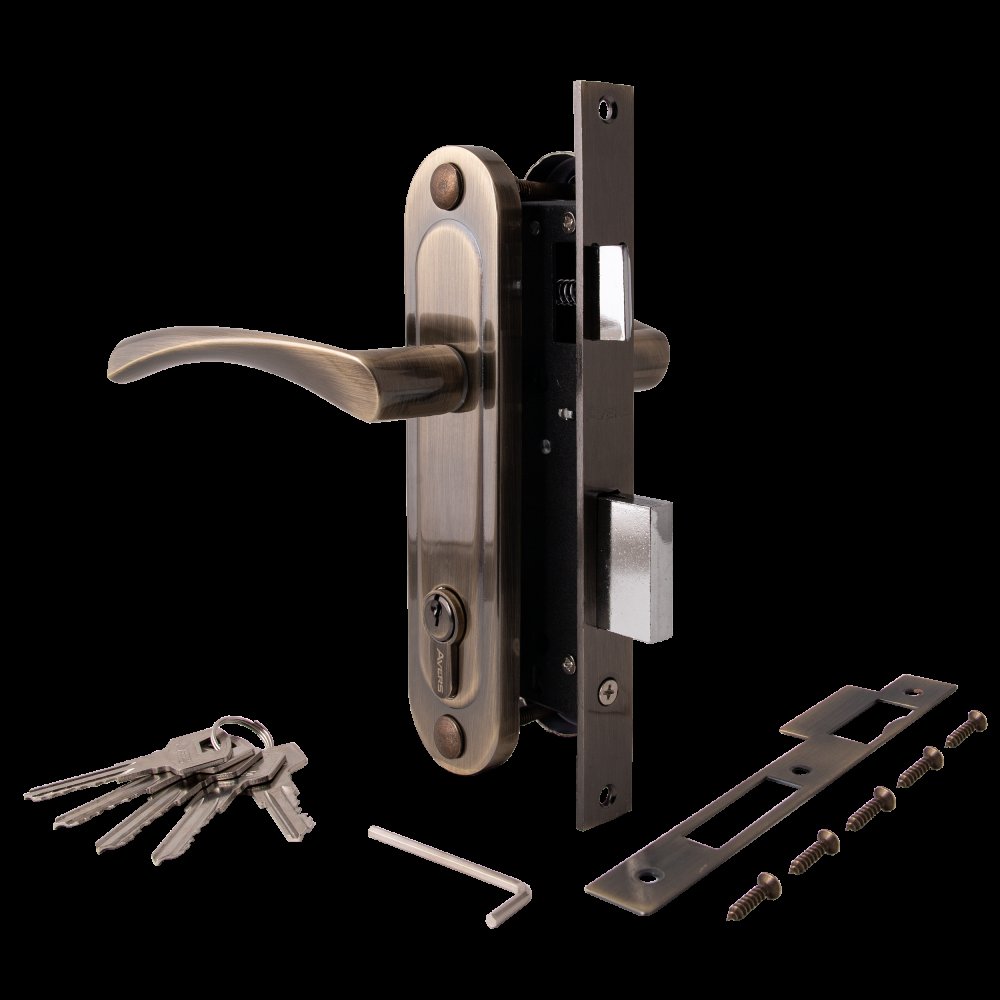 Замок врезной Avers 1223/60-AB