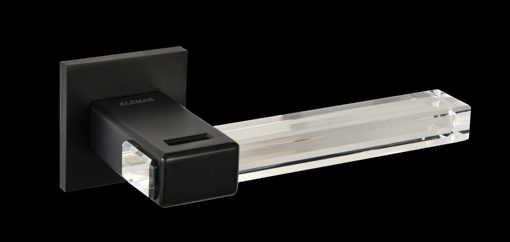 Ручка Di marca 85LC-61 MATT BLACK+CRYSTAL