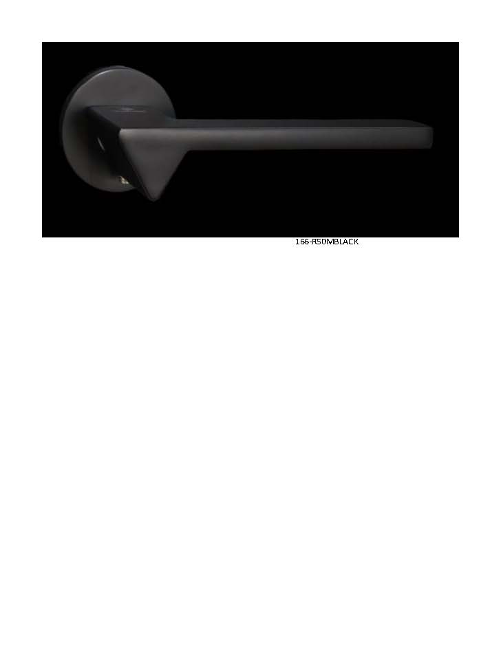 Ручка ПОРТЕ 166-R50 MBLACK