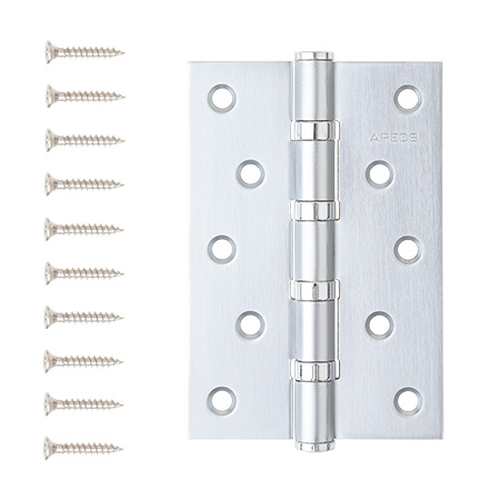 Петля врезная Apecs 120*80-B4-Steel-CRS