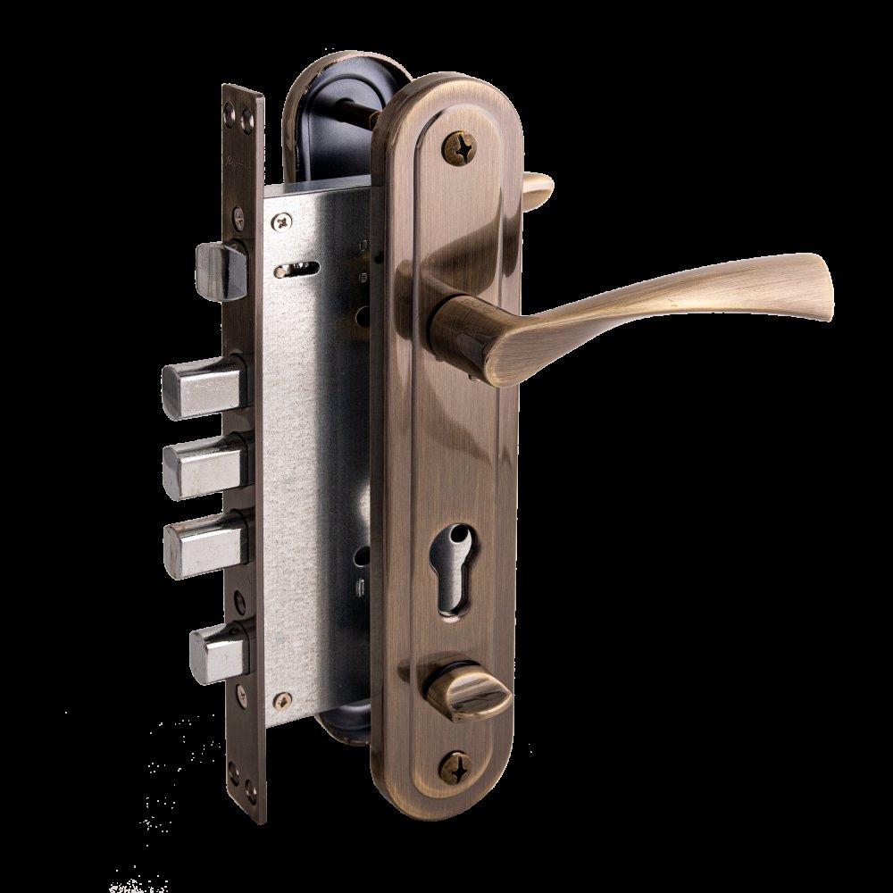 Замок врезной Avers T-0523-C-AB-L